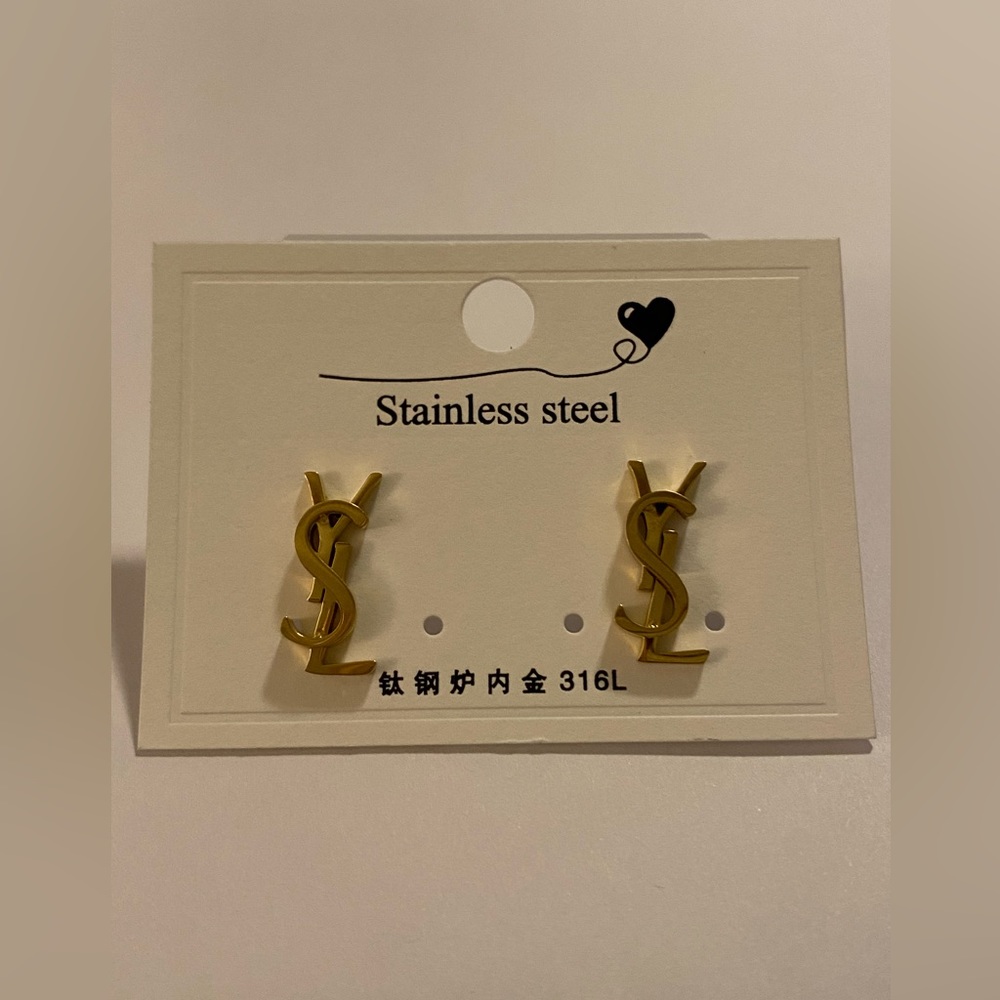 Gold earrings - YSL (Yves Saint Laurent) - COPIES
